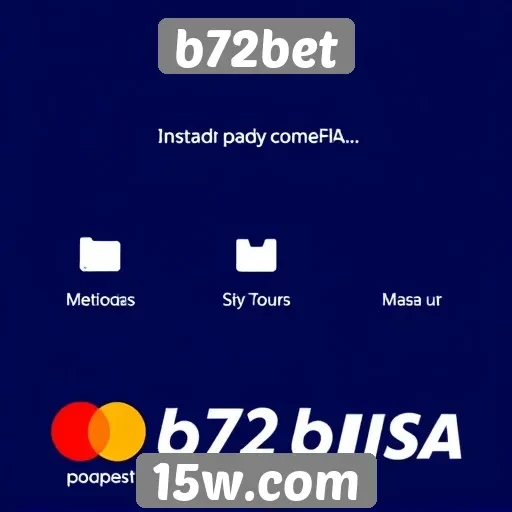 Métodos de pagamento disponíveis na b72bet