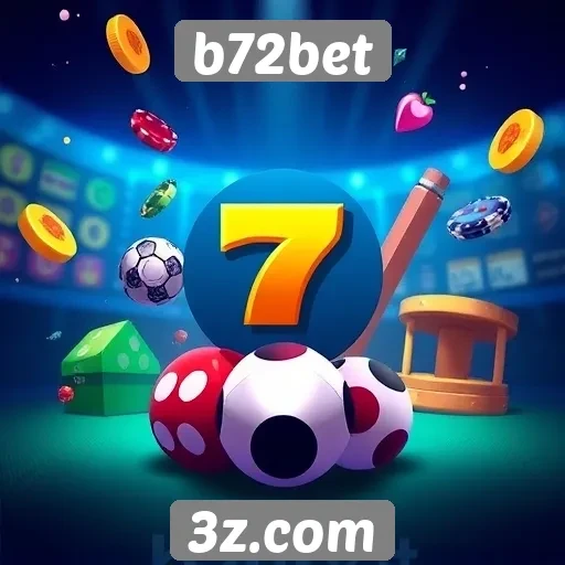 Variedade de jogos disponíveis no b72bet